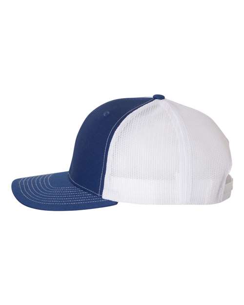 Adult White/Royal Shield Hat